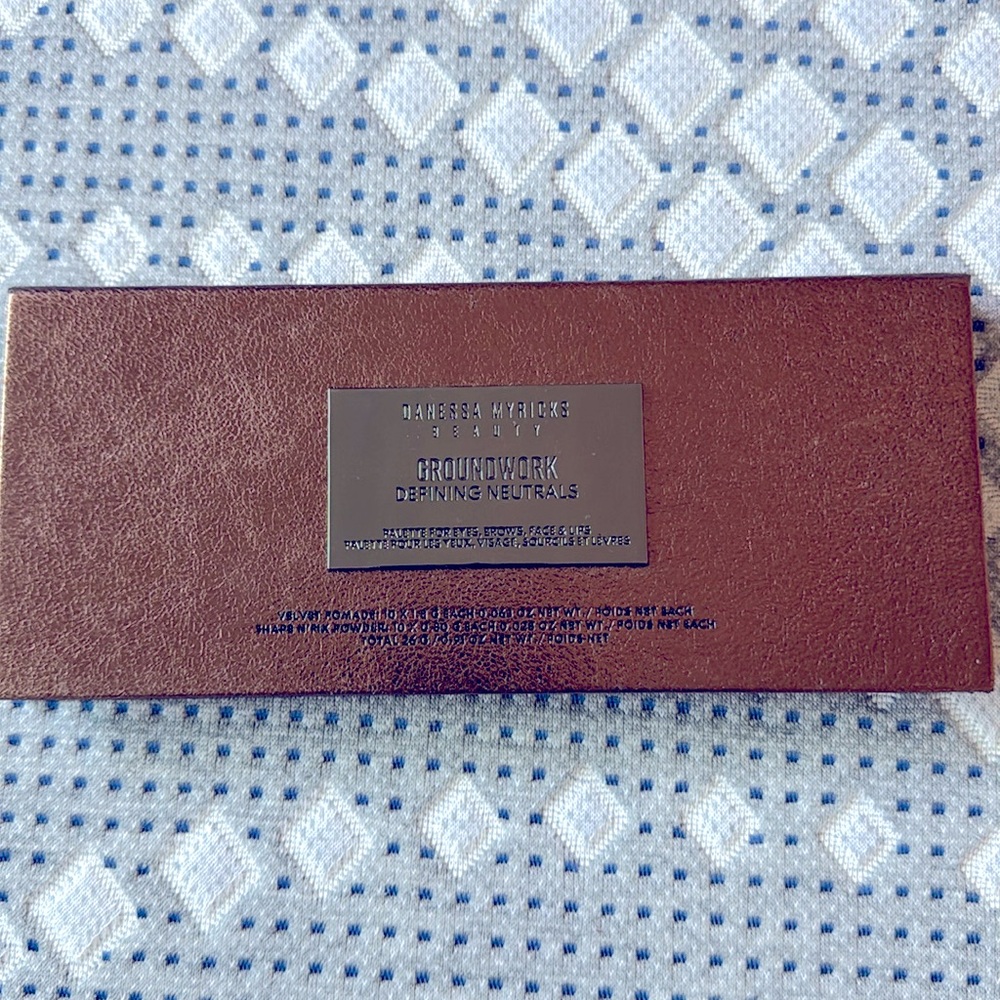 Danessa Myricks Grounwork palette